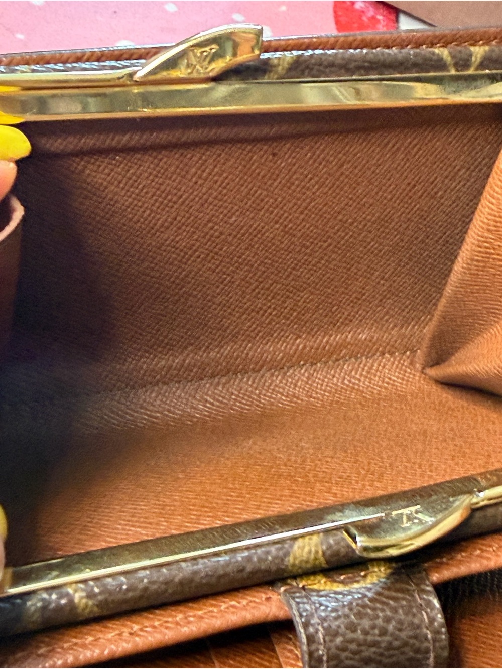 Louis Vuitton Monogram Canvas Snap Wallet in Brown and Gold-Tone - Picture 10 of 11